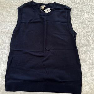 Navy J.Crew Sweater Shell